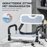 Draaibare Douchestoel met 150kg capaciteit - 70% Korting