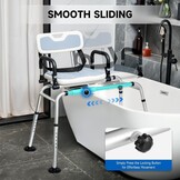 Draaibare Douchestoel met 150kg capaciteit - 70% Korting