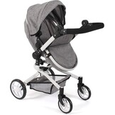 Poppenwagen 2-in-1 Combi Yolo Jeans Grijs - 34% Korting!