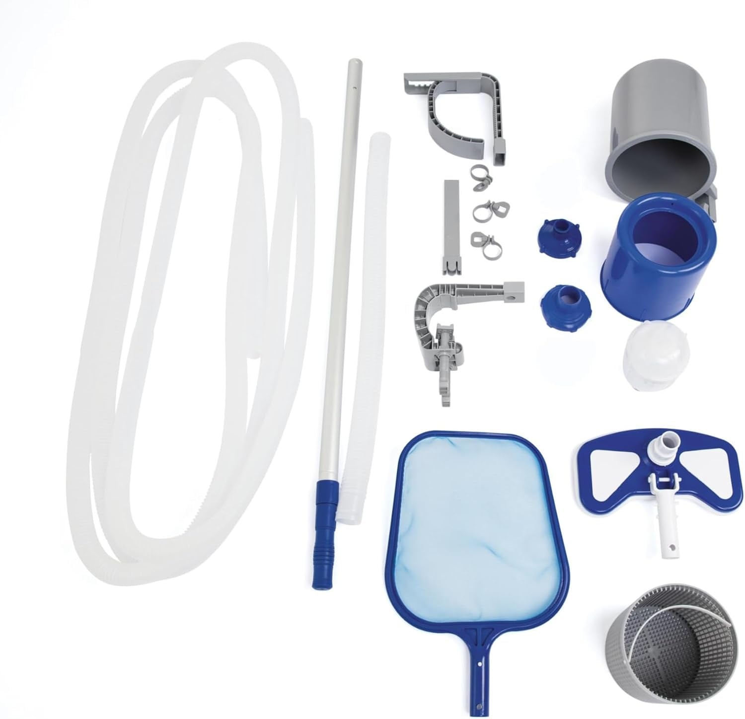 Zwembadreinigingsset Deluxe: Alles voor een schoon zwembad tot 610cm (29% korting)