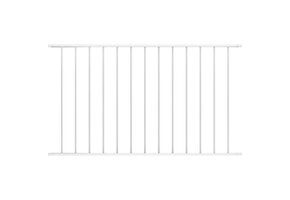Wit Stalen Schuttingpaneel Woerden 163x117 cm - 34% Korting!
