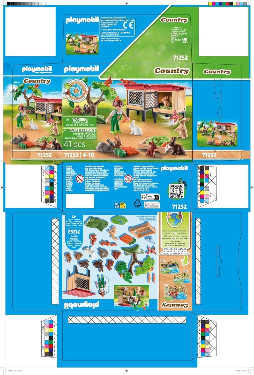 Playmobil Konijnenhok Boerderij met Dieren & Speelfiguren - 28% Korting