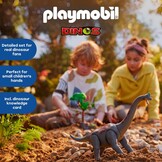 PLAYMOBIL Dino Speelset Brachiosaurus met Luchtkussenvoertuig - 34% Korting