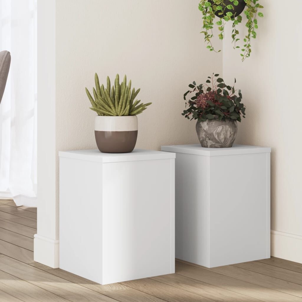 VidaXL Plantenstandaards Wit 2 Stuks - 33% Korting!