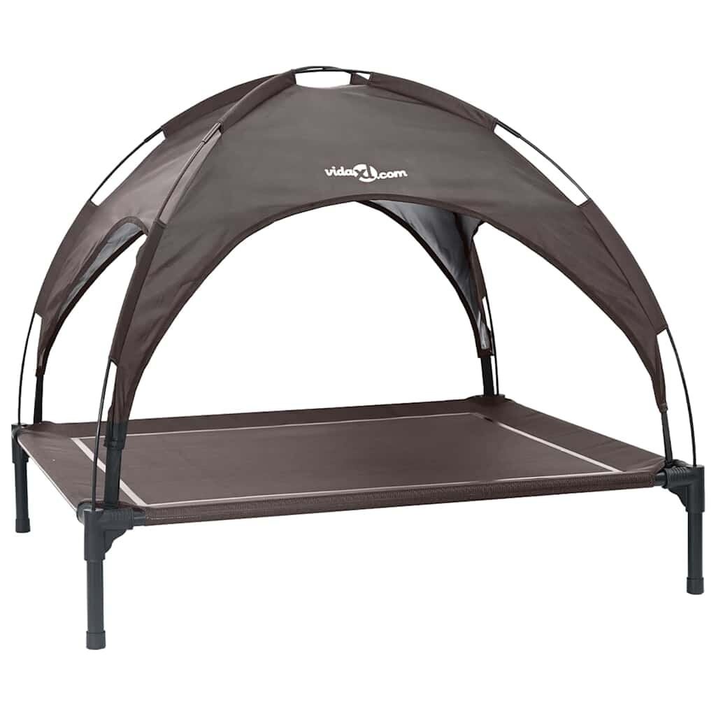 Verhoogd Hondenbed Staal Bruin 90x81x80.5 cm - 33% Korting