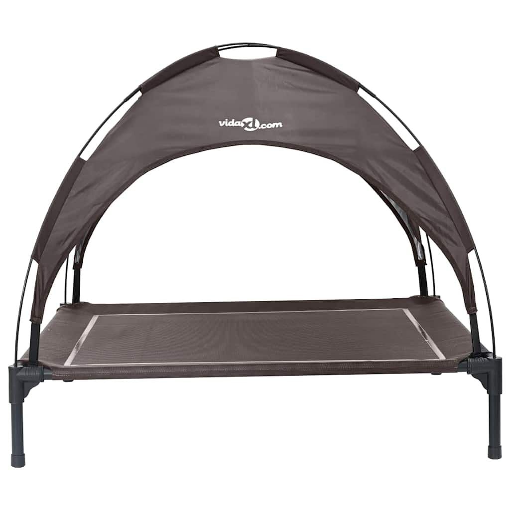 Verhoogd Hondenbed Staal Bruin 90x81x80.5 cm - 33% Korting