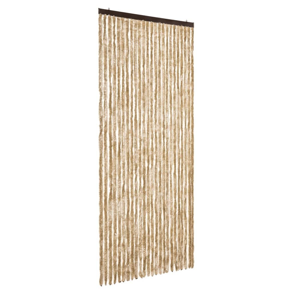 Vliegengordijn 100x230 cm Chenille Beige met 34% Korting