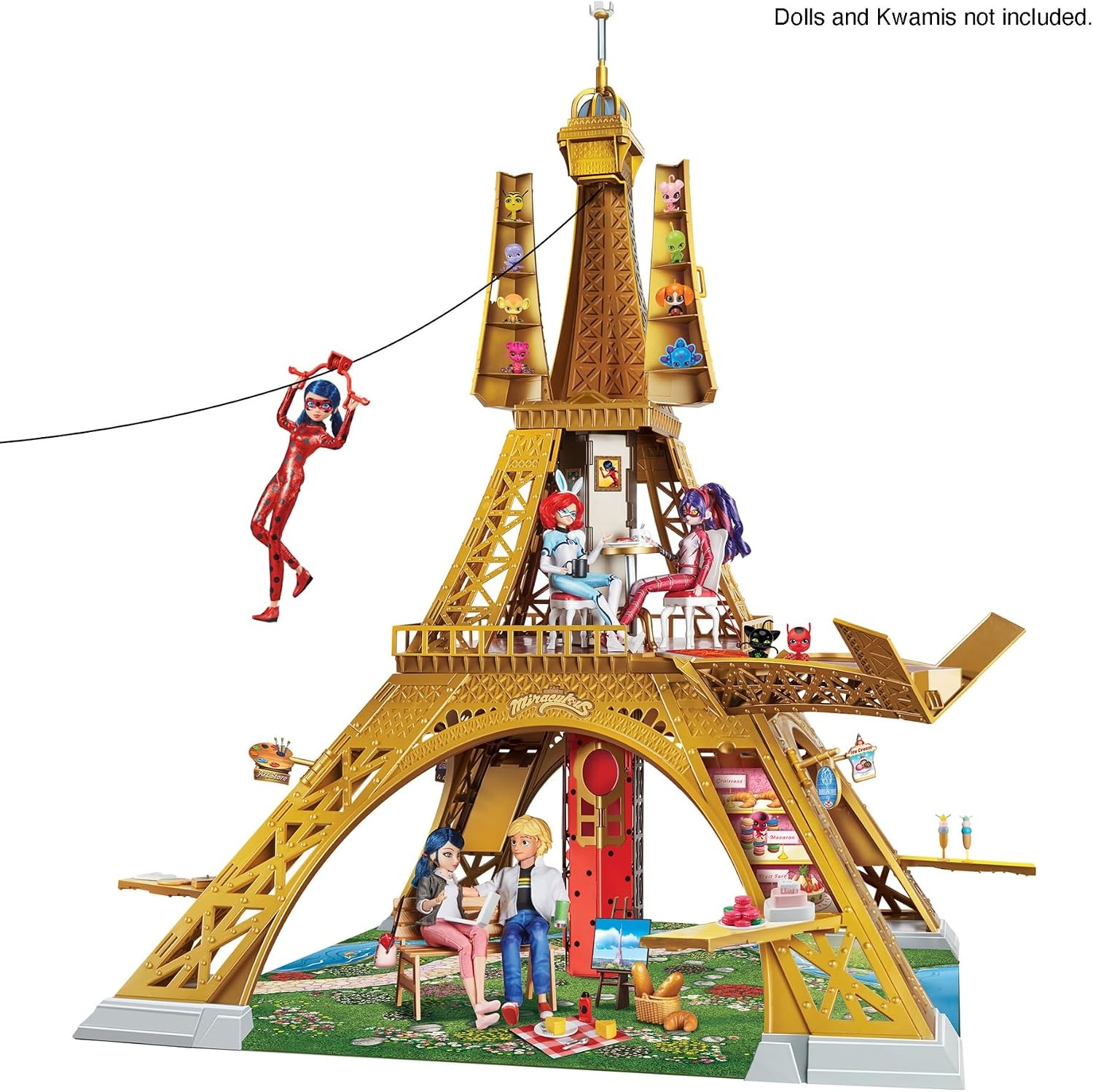 Miraculous Parijs Speelset: Toren van 1.20m met 40+ Accessoires (4+ jaar)