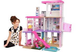 Barbie Droomhuis Poppenhuis met 3 verdiepingen & 75+ accessoires (35% korting)