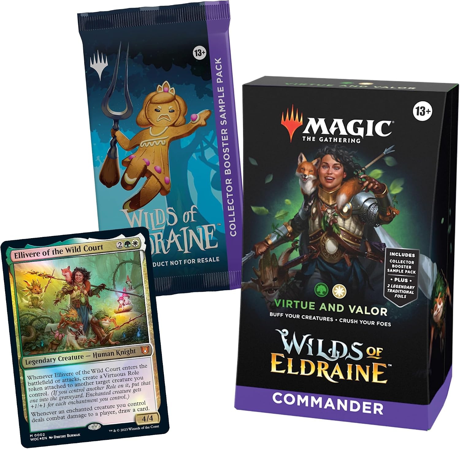 Magic The Gathering Wilds of Eldraine Commander Deck - Deugd en Moed (29% Korting)