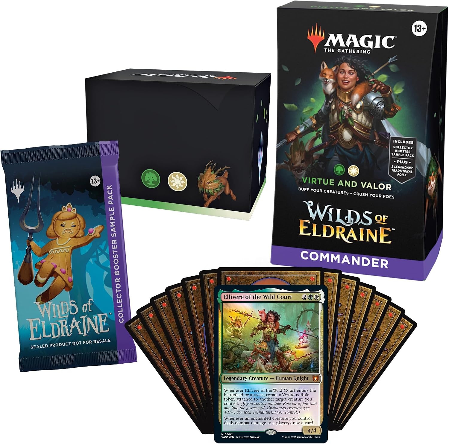 Magic The Gathering Wilds of Eldraine Commander Deck - Deugd en Moed (29% Korting)