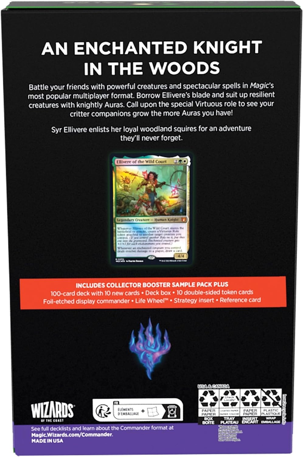 Magic The Gathering Wilds of Eldraine Commander Deck - Deugd en Moed (29% Korting)