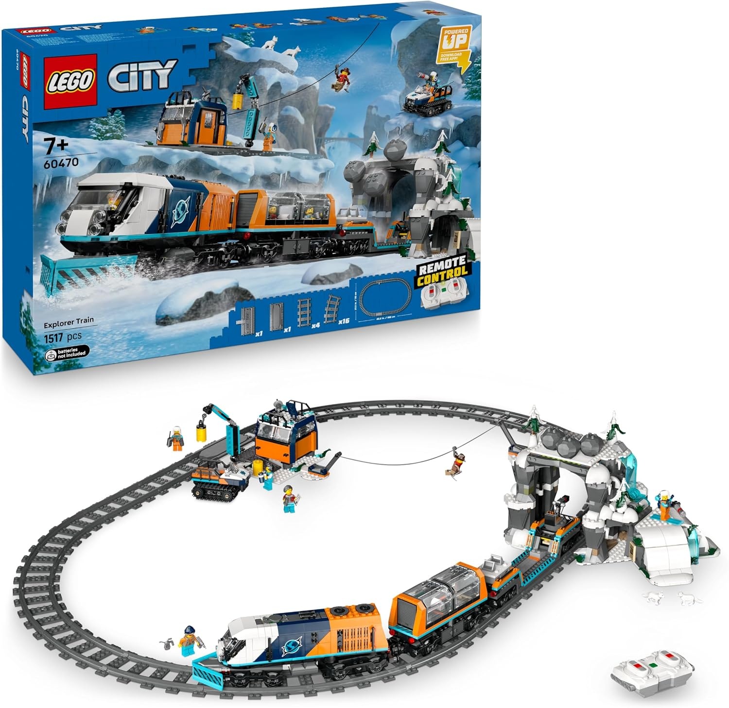LEGO City Noordpool Onderzoekstrein (59% korting) - 60470