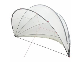 Zwembadkoepel 500x500cm Polyester - Nu 30% Korting!