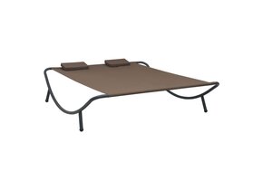 Bruin Loungebed met 2 Kussens - 41% Korting