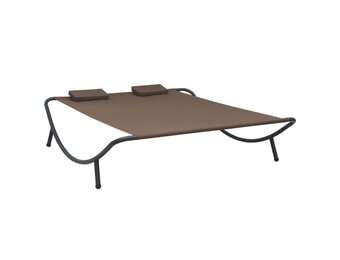 Bruin Loungebed met Kussens - 34% Korting