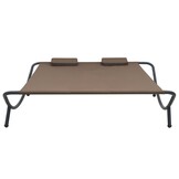 Bruin Loungebed met Kussens - 34% Korting