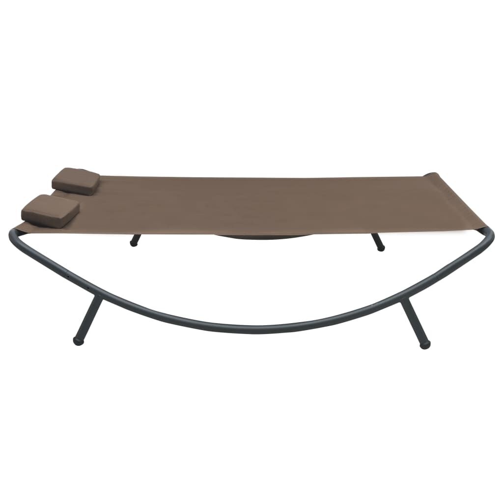 Bruin Loungebed met Kussens - 34% Korting