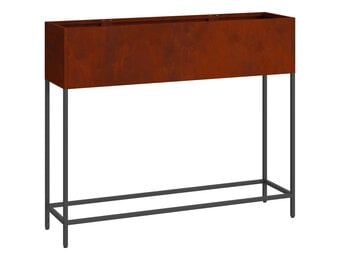 Verhoogde Tuin Plantenbak Roestig Cortenstaal 100x26x82cm - 30% Korting