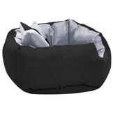 Hondenkussen Omkeerbaar & Wasbaar 65x50x20cm Grijs/Zwart - 28% Korting!