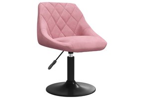 Roze Fluwelen Eetkamerstoel - 42% Korting