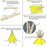 Kinder Tipi Tent Crème 160x120x120cm met Vilten Bal - 34% Korting