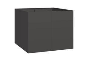 Plantenbak van Staal (100x100x80 cm) - Zwart - 35% Korting