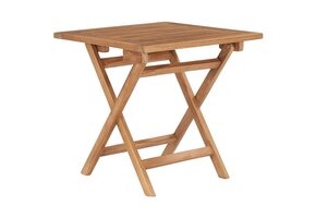 Opvouwbare tuintafel 45x45x45 cm Massief Teakhout - 63% Korting