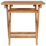 vidaXL Tuintafel inklapbaar 45x45x45 cm massief teakhout