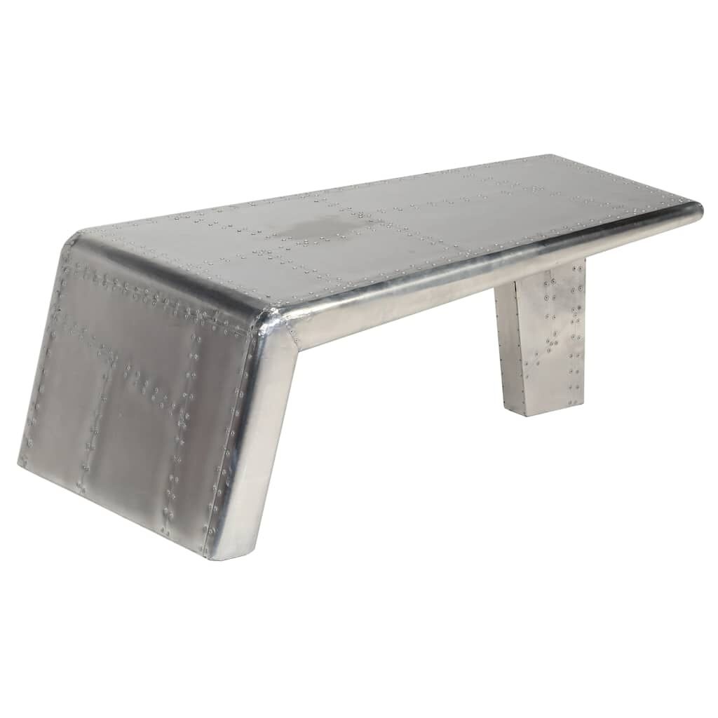 vidaXL Salontafel Aviator vintage luchtvaartstijl aluminium