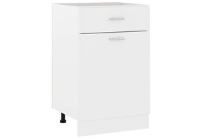 VidaXL Keukenonderkast met lade, Wit - 50x46x81,5 cm (41% Korting)