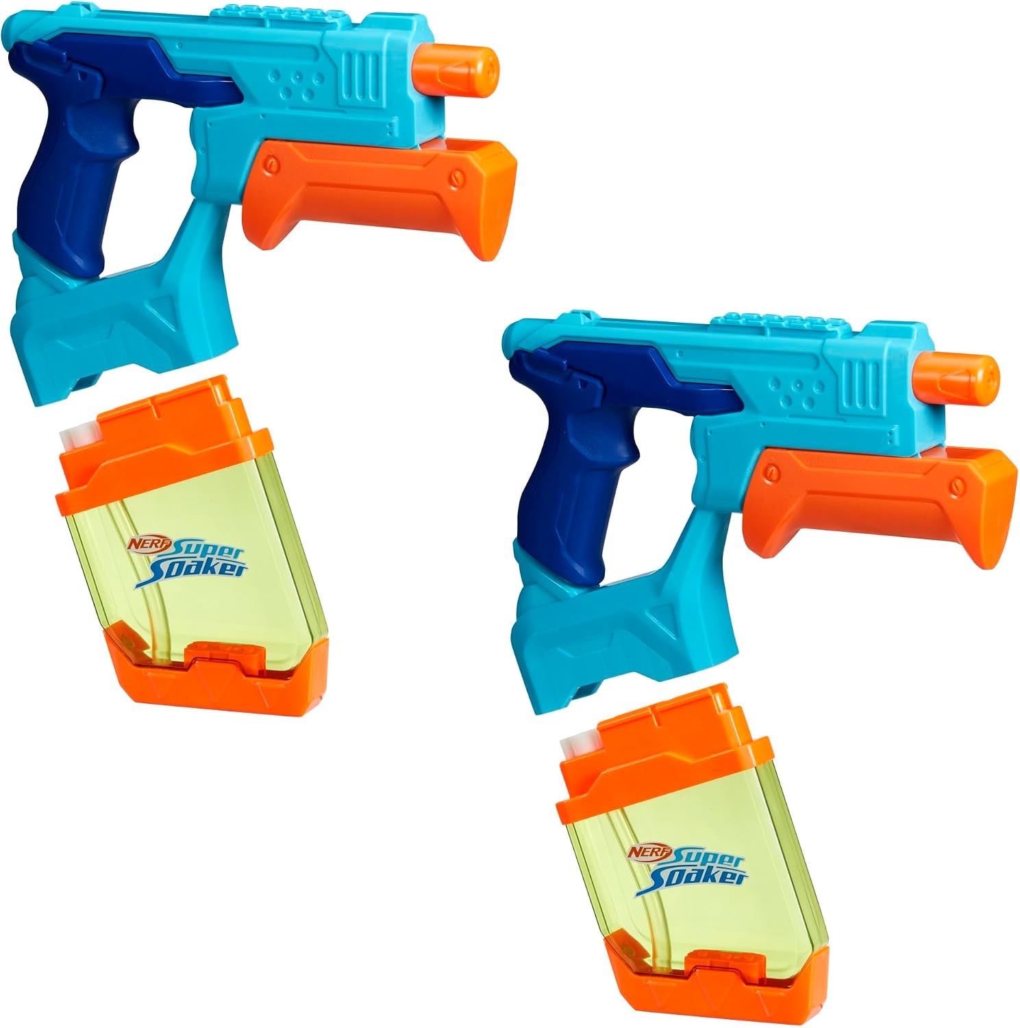 Nerf Super Soaker Dunk-Fill Waterblasters 300 ml - Duopack Diverse Kleuren