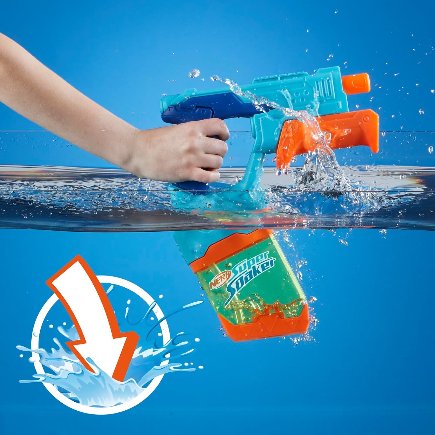 Nerf Super Soaker Dunk-Fill Waterblasters 300 ml - Duopack Diverse Kleuren