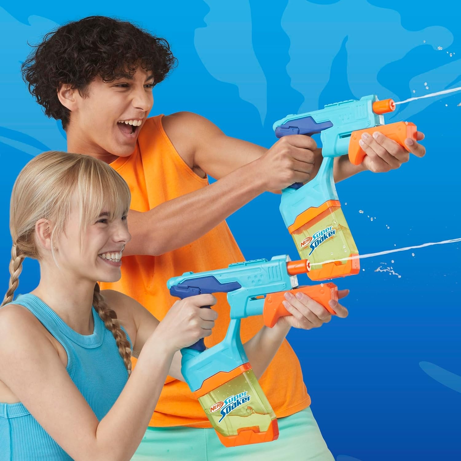 Nerf Super Soaker Dunk-Fill Waterblasters 300 ml - Duopack Diverse Kleuren