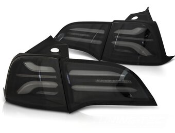 Achterlichten TESLA MODEL 3 17- smoke zwart LED