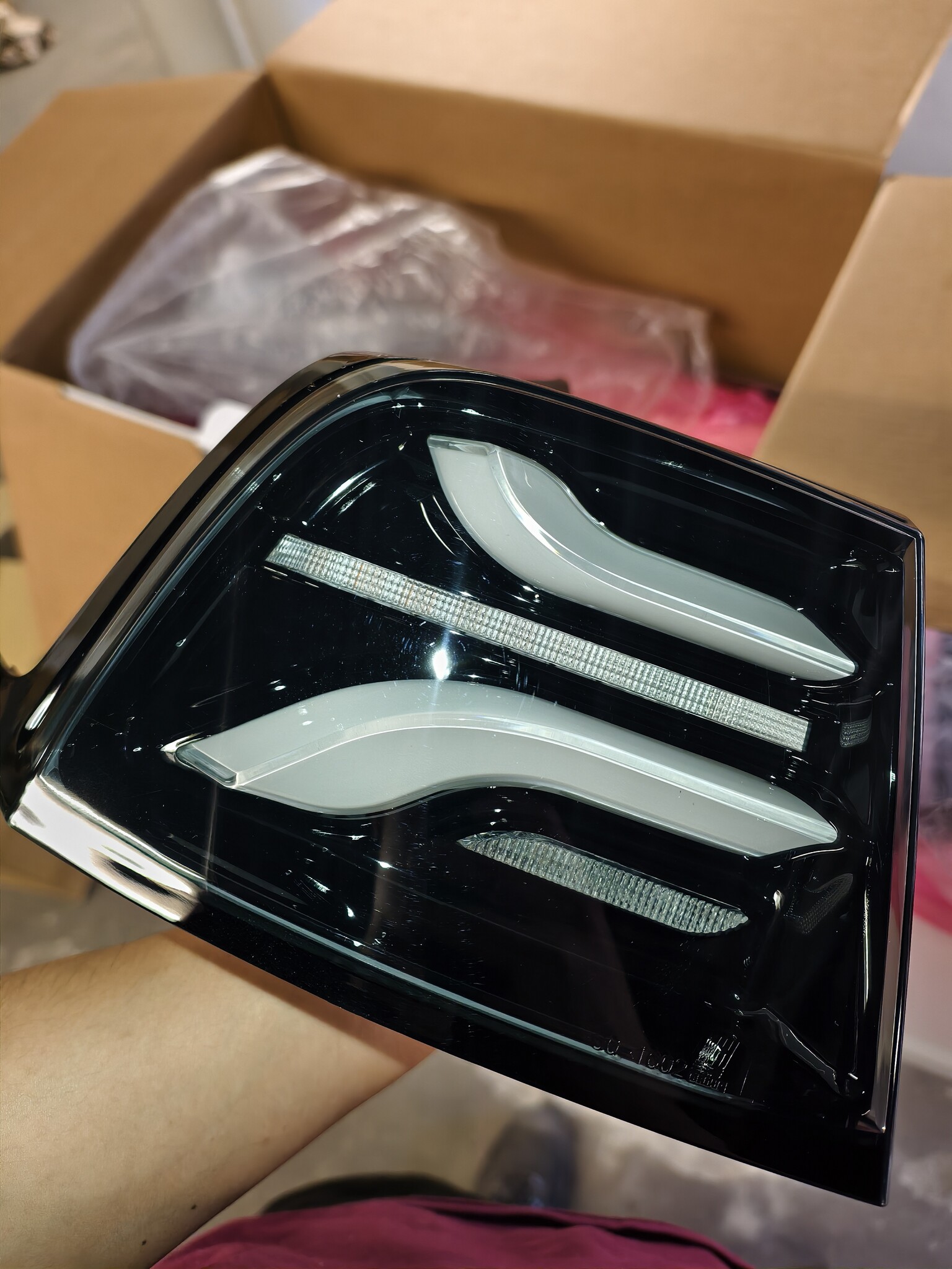 Achterlichten TESLA MODEL 3 17- smoke zwart LED