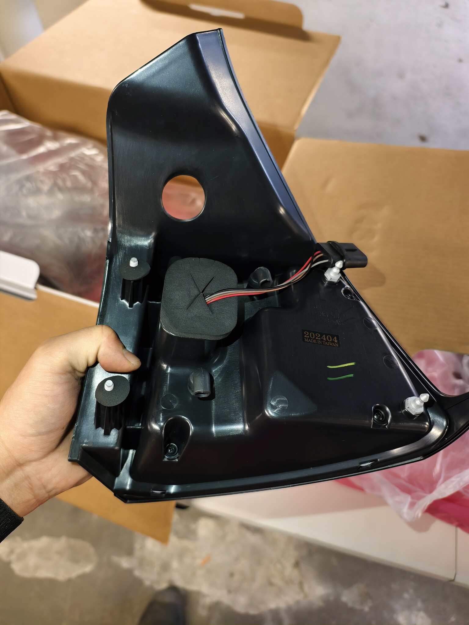 Achterlichten TESLA MODEL 3 17- smoke zwart LED