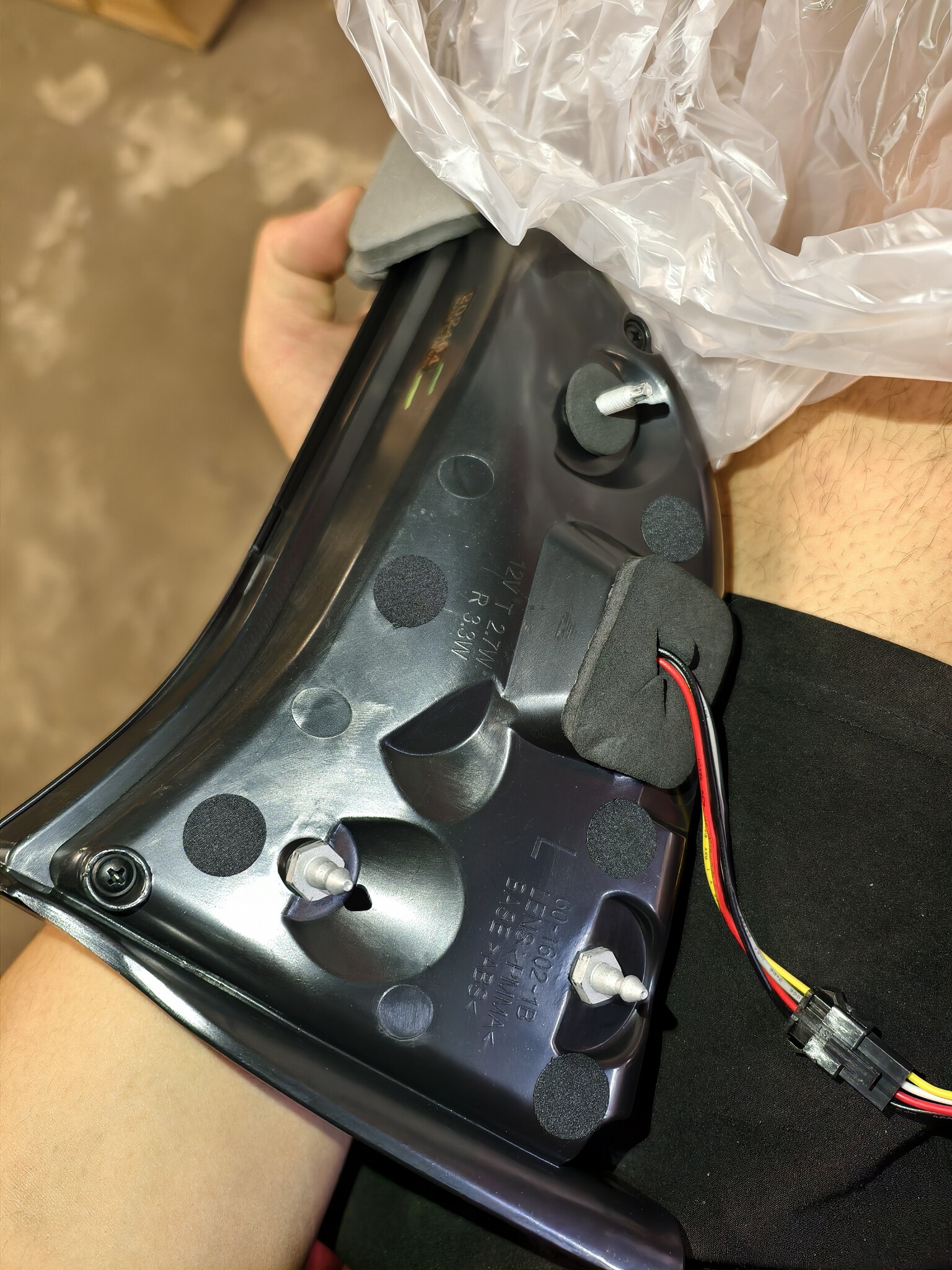 Achterlichten TESLA MODEL 3 17- smoke zwart LED