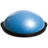 Balanstrainer voor fitness, krachttraining, balans- en rompoefeningen | 66 cm opblaasbaar trainingsplatform | Blauw | Inclusief pomp en thuis work-out