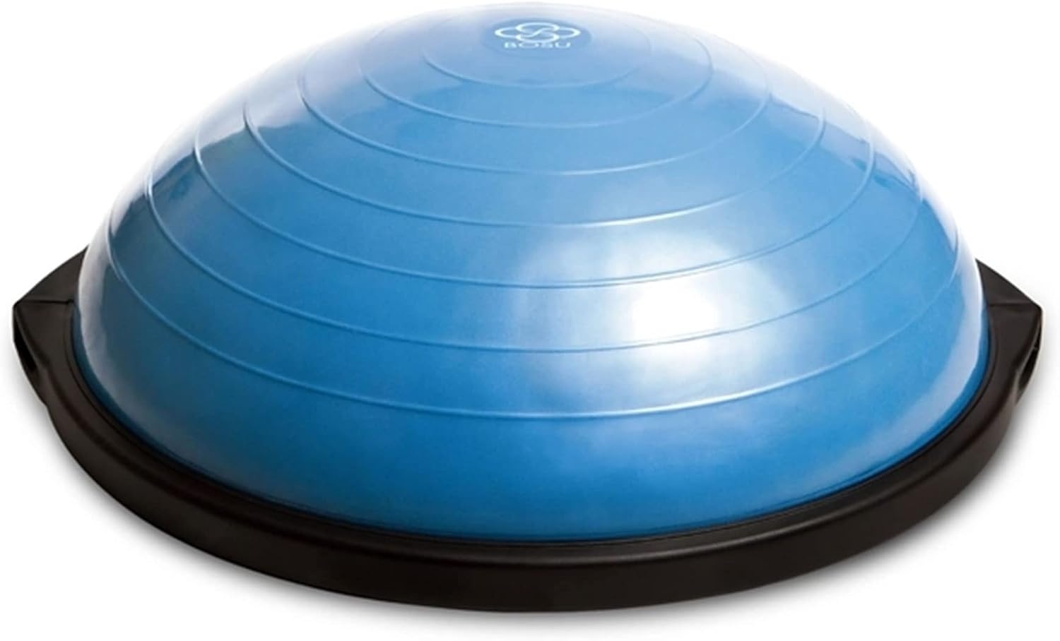 Balanstrainer voor fitness, krachttraining, balans- en rompoefeningen | 66 cm opblaasbaar trainingsplatform | Blauw | Inclusief pomp en thuis work-out