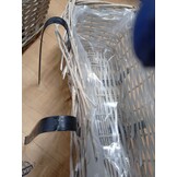 vidaXL Balkonbakken 2 st 40 cm wicker met PE-voering