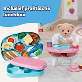 BABY born Interactieve Kindertstoel met licht en geluid | Licht- en geluidsfunctie, meer dan 10 gerechten en drankjes, geschikt voor poppen van 43 cm