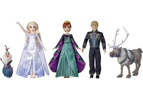 Frozen 2 Finale Poppenset: Anna, Elsa, Kristoff, Olaf & Sven (34% Korting)
