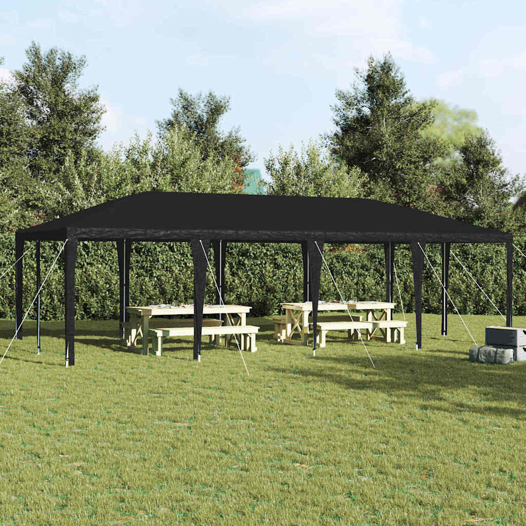 vidaXL Partytent Antraciet, Wit 800 x 400 x 266 cm Polyester, Staal