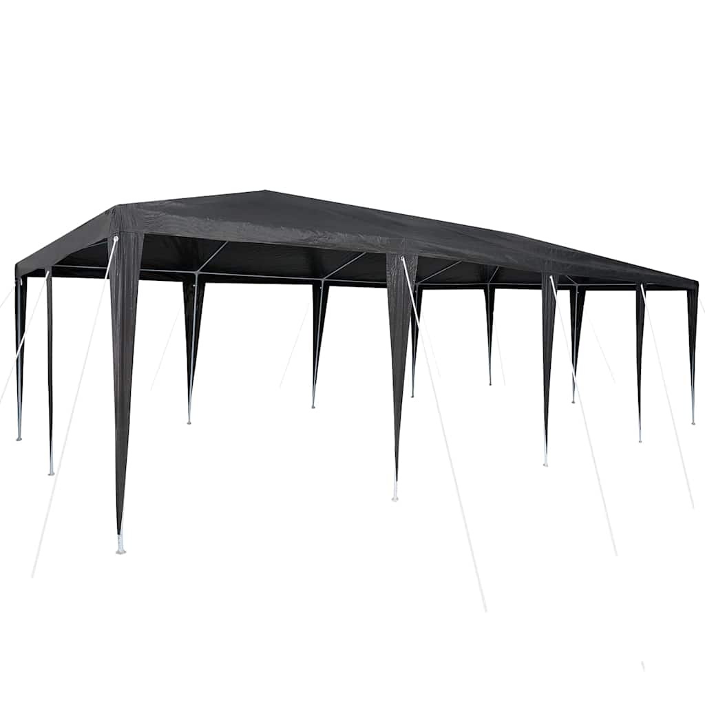 vidaXL Partytent Antraciet, Wit 800 x 400 x 266 cm Polyester, Staal