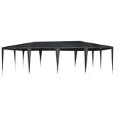 vidaXL Partytent Antraciet, Wit 800 x 400 x 266 cm Polyester, Staal