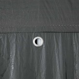 vidaXL Partytent Antraciet, Wit 800 x 400 x 266 cm Polyester, Staal