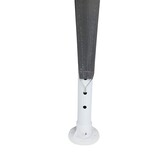 vidaXL Partytent Antraciet, Wit 800 x 400 x 266 cm Polyester, Staal