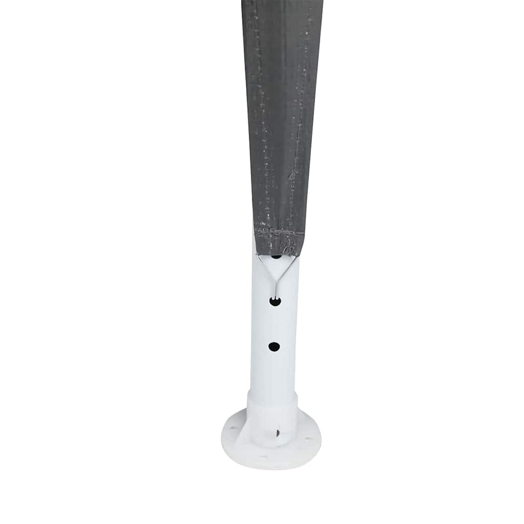 vidaXL Partytent Antraciet, Wit 800 x 400 x 266 cm Polyester, Staal