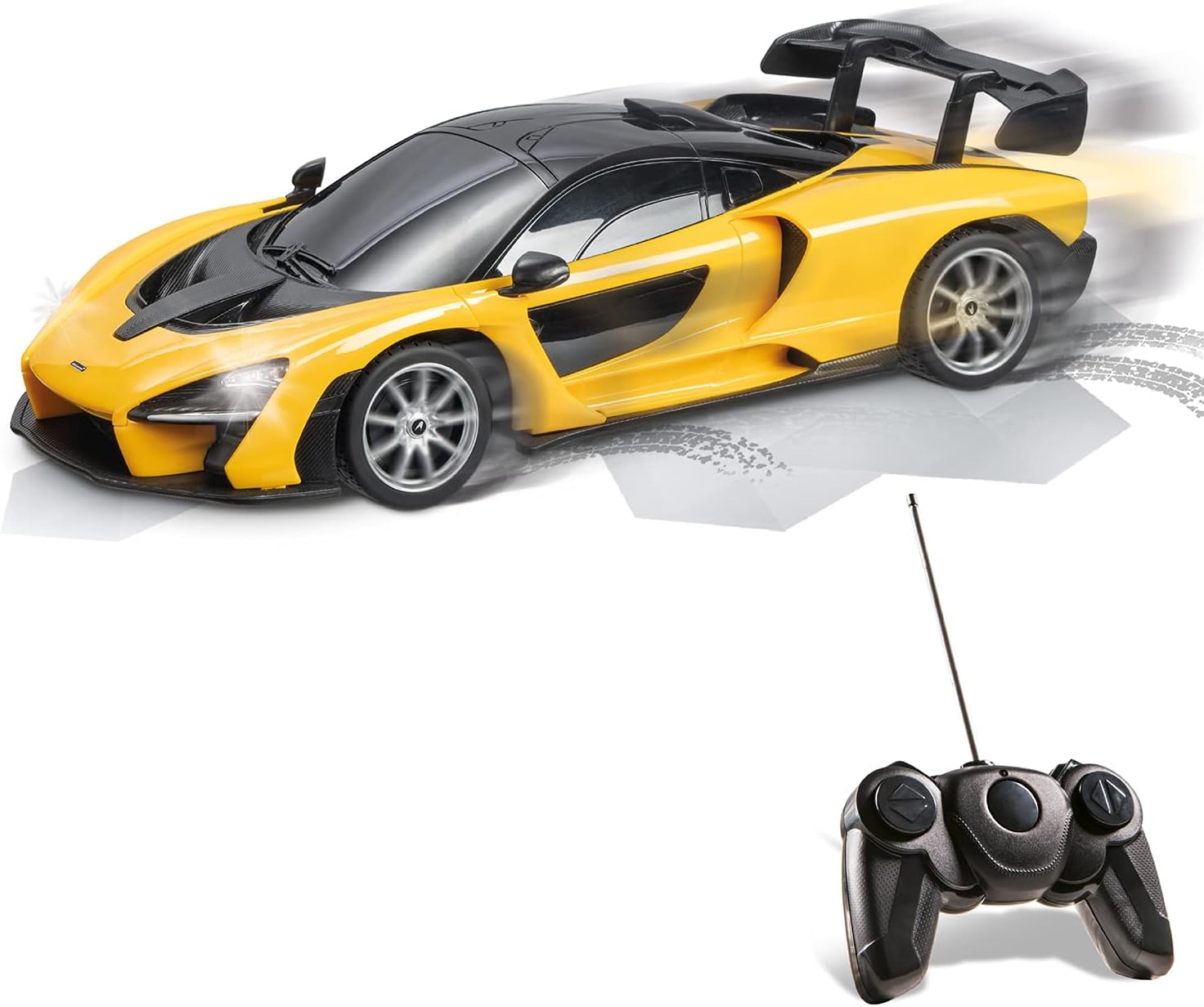 MONDO - RC 1:18 MC Laren Senna McLaren op afstand bestuurd voertuig, verschillende kleuren, 63643